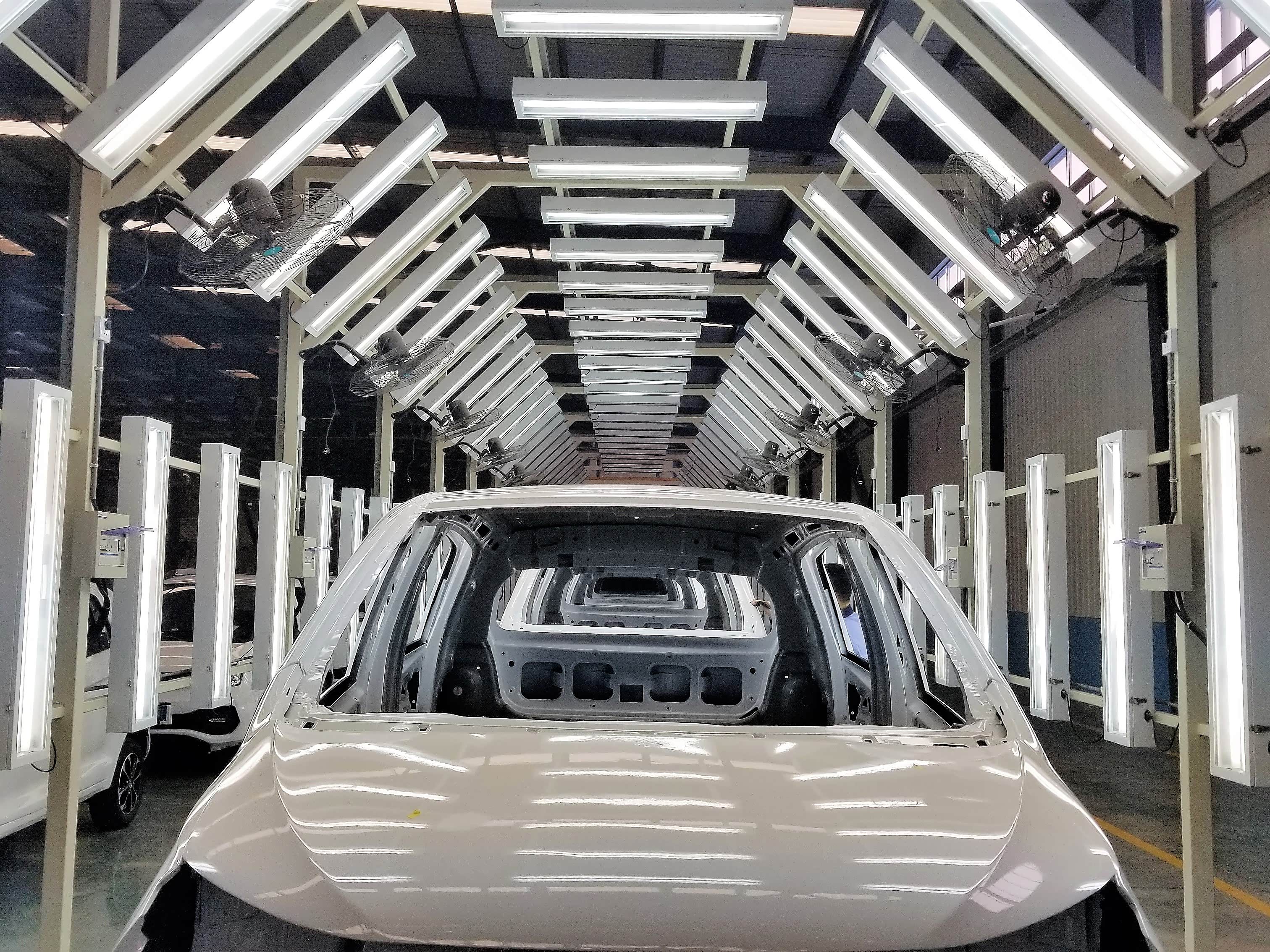 涂装检测线是不是有点像影棚?