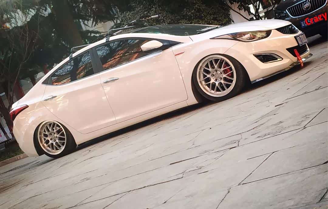 现代朗动改装案例-简单干净的姿态,还可以更唯美