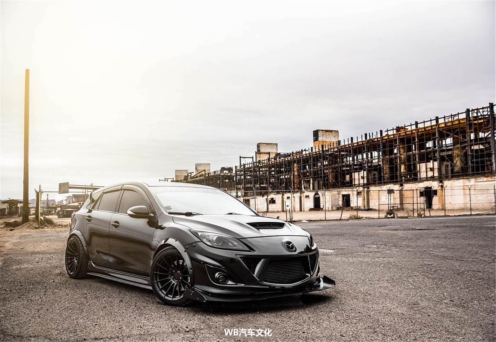 绝美黑武士!马自达3mps改装案例