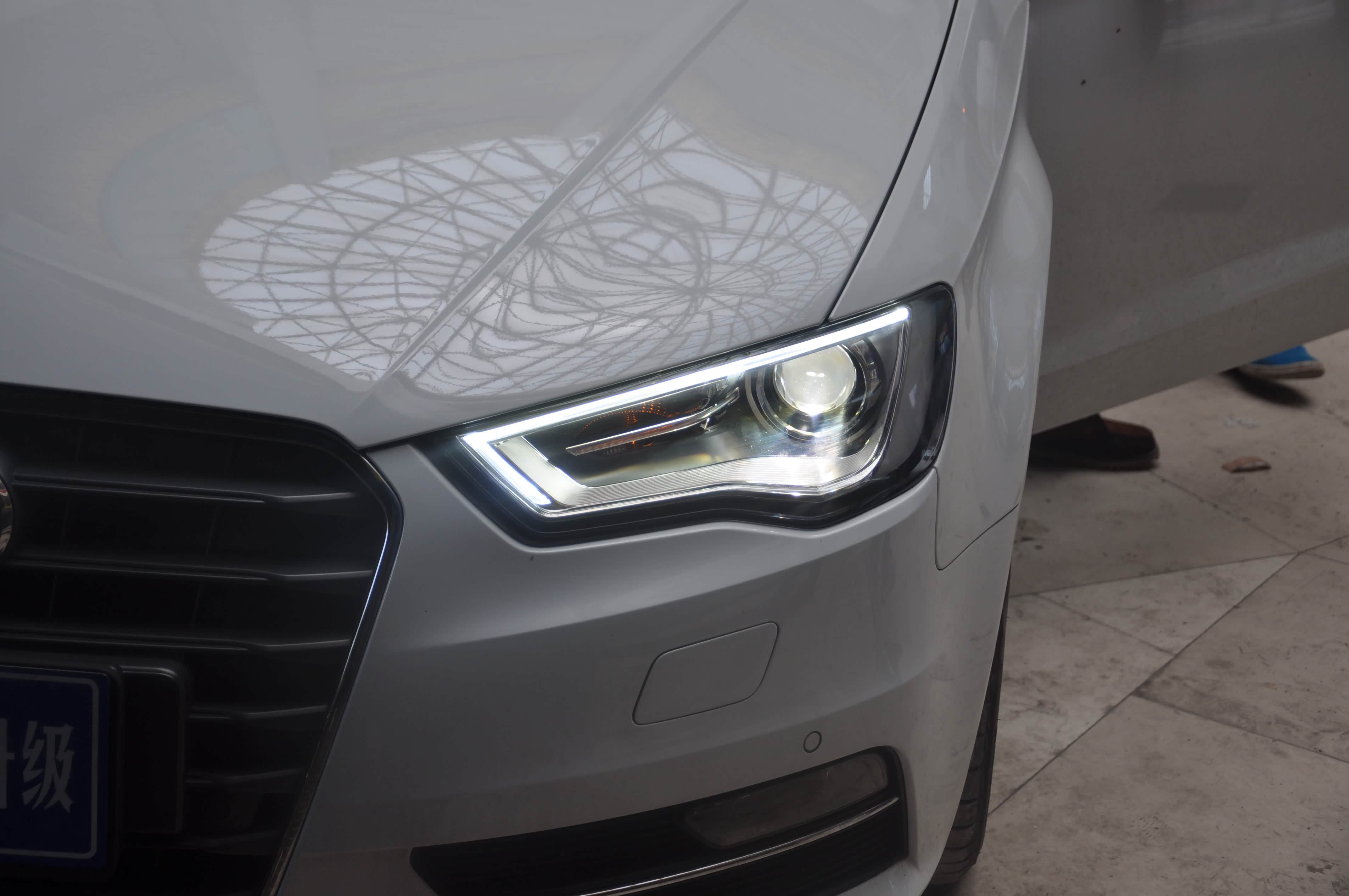 北京波波改灯陈姐改装奥迪a3原厂氙灯总成海拉6代透镜氙灯总成