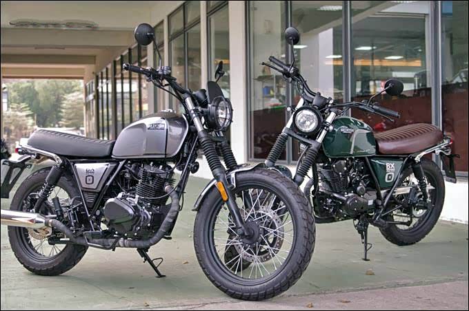来自澳洲的小排量复古摩托车brixton150