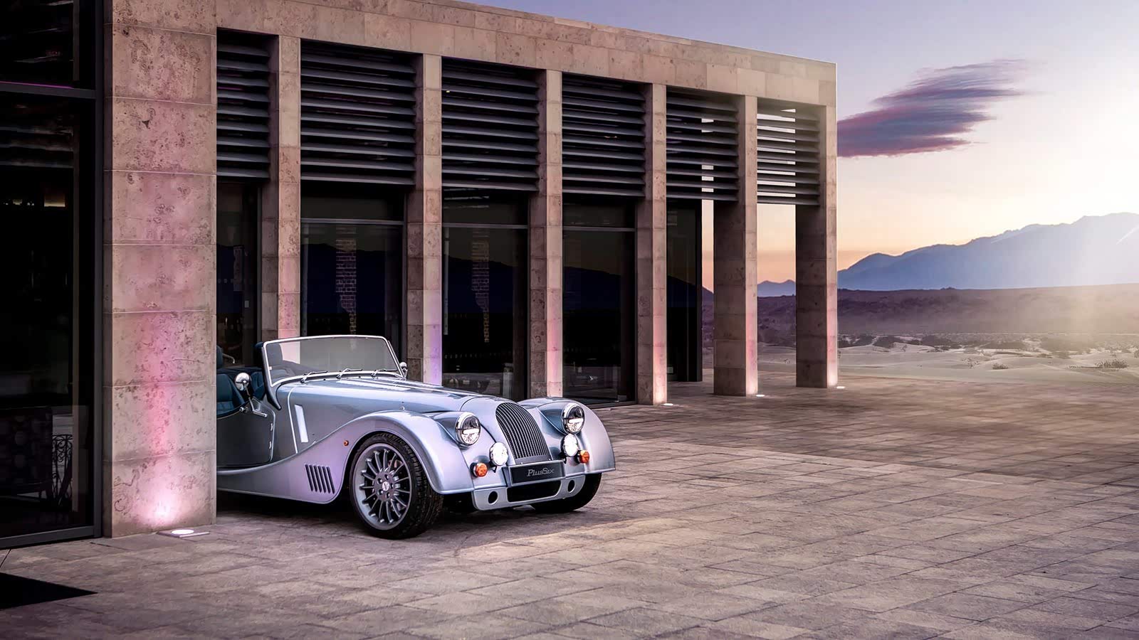 最先进的老式跑车摩根plus 6