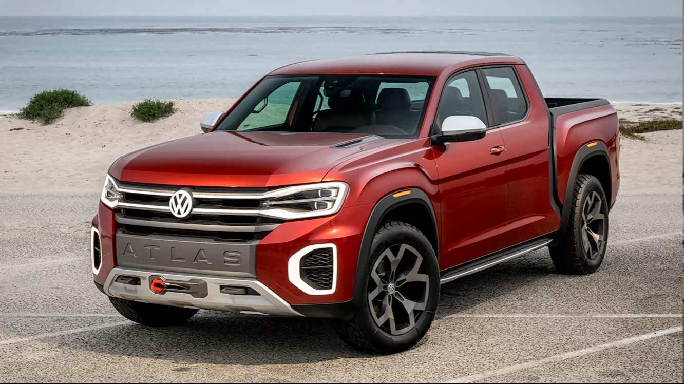 竟然是辆可动概念车大众途昂皮卡概念车试驾