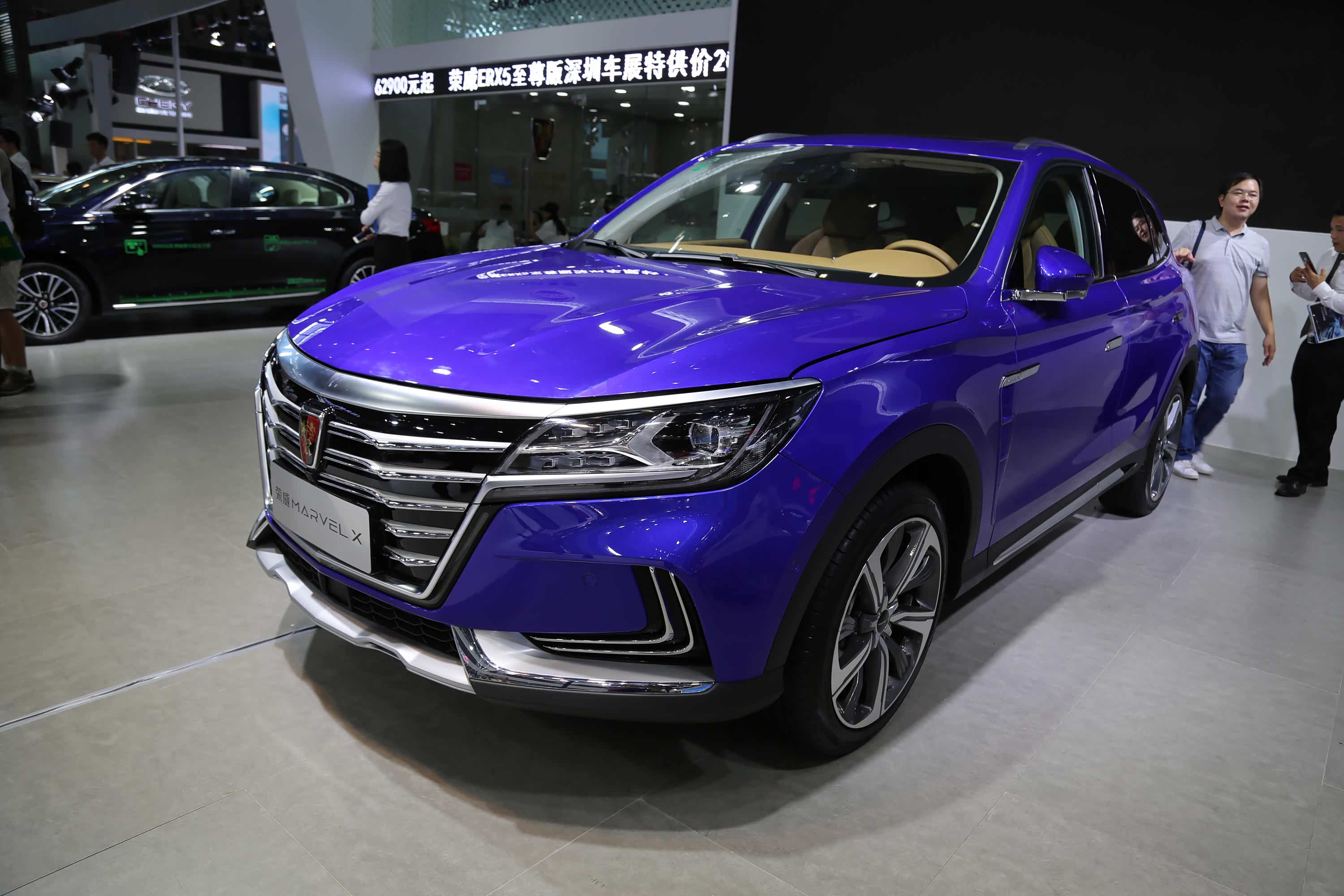 荣威marvel x,30万级别电动超跑suv,车展实拍!