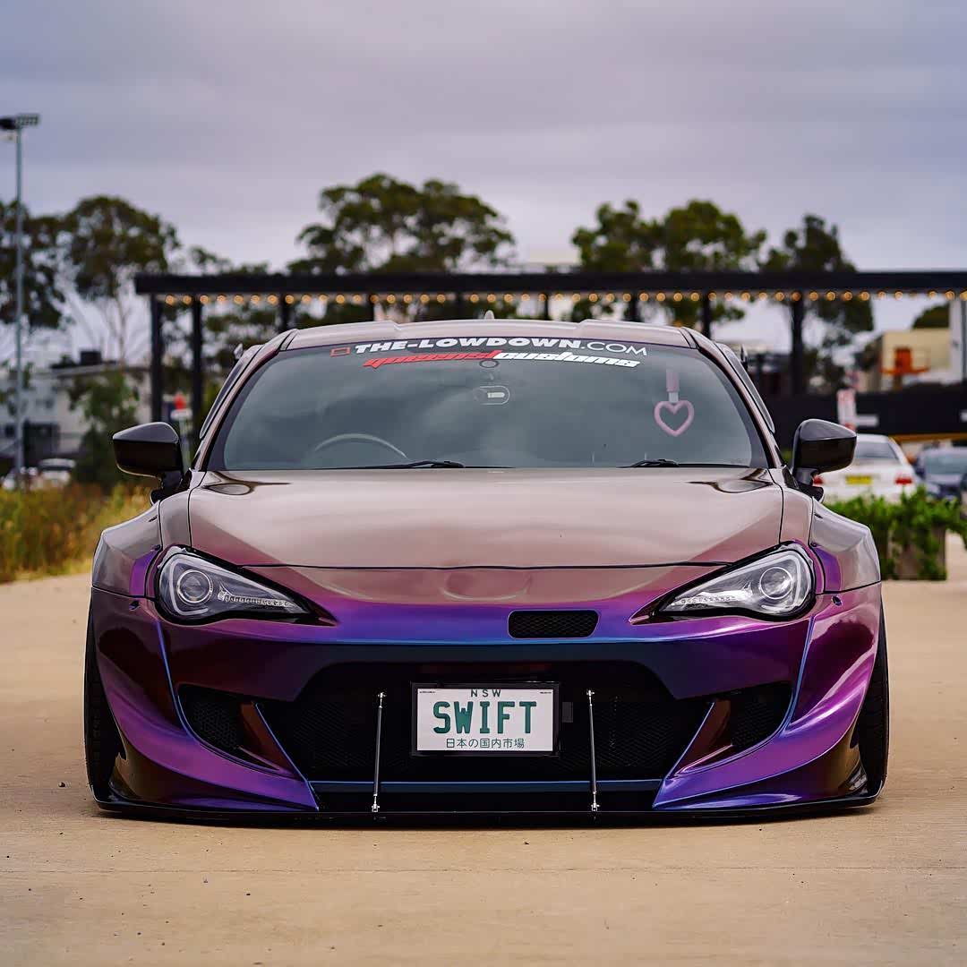 紫霞仙子!丰田86宽体改装第一辑