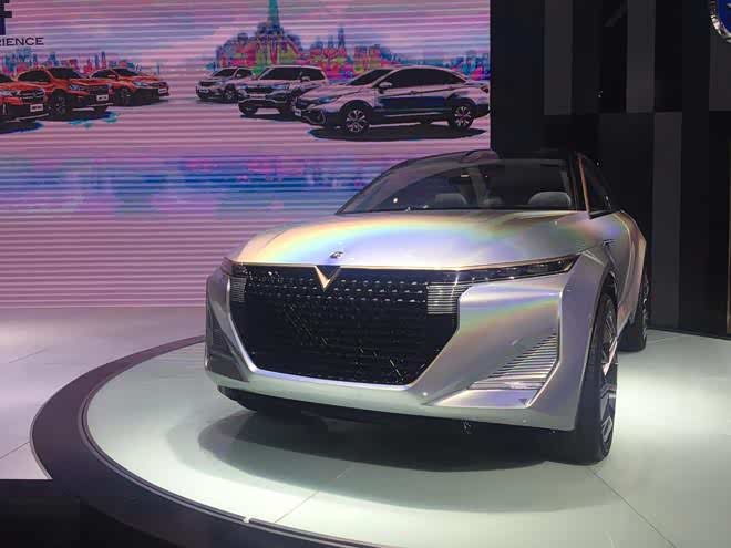 东风启辰suv概念车the v亮相车展