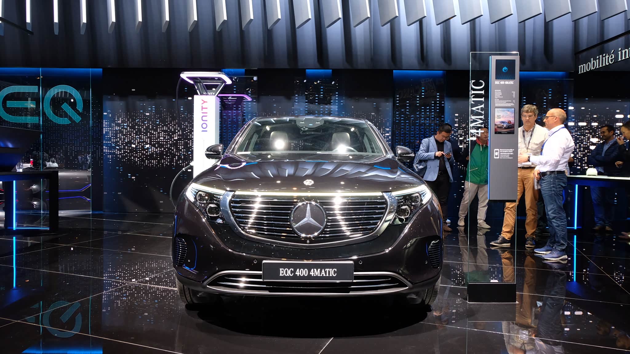 技术解读:巴黎车展现场体验奔驰eqc,早有准备还是慌乱迎战?