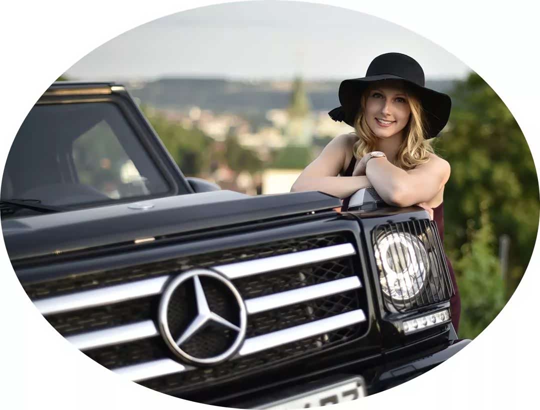 美女为何爱大g?这个德国小姐姐的身体很诚实