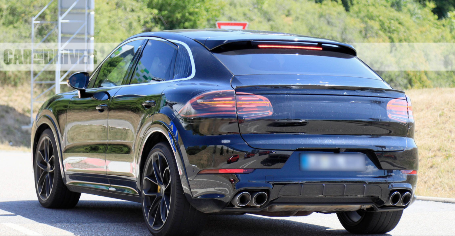 保时捷卡宴coupe曝光将与宝马x6一争高下