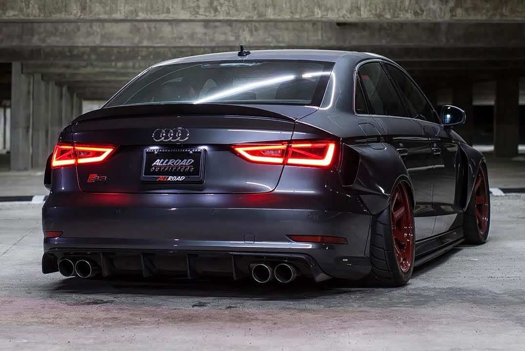 爆改40万之内最快的三厢车,这辆奥迪s3简直帅过rs6旅行车